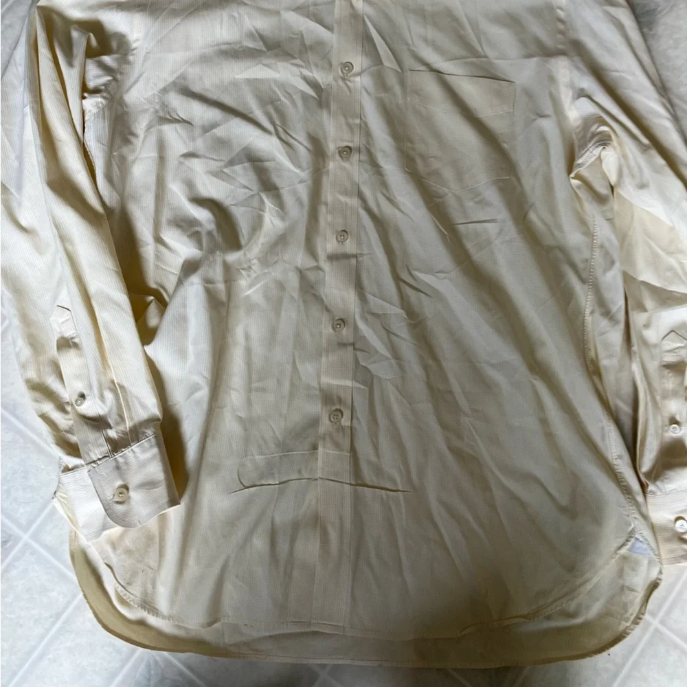 J Crew Stripe Haberdashery Shirtings 80's 2 Ply XL 17 17 1/2‎ long sleeve Shirt